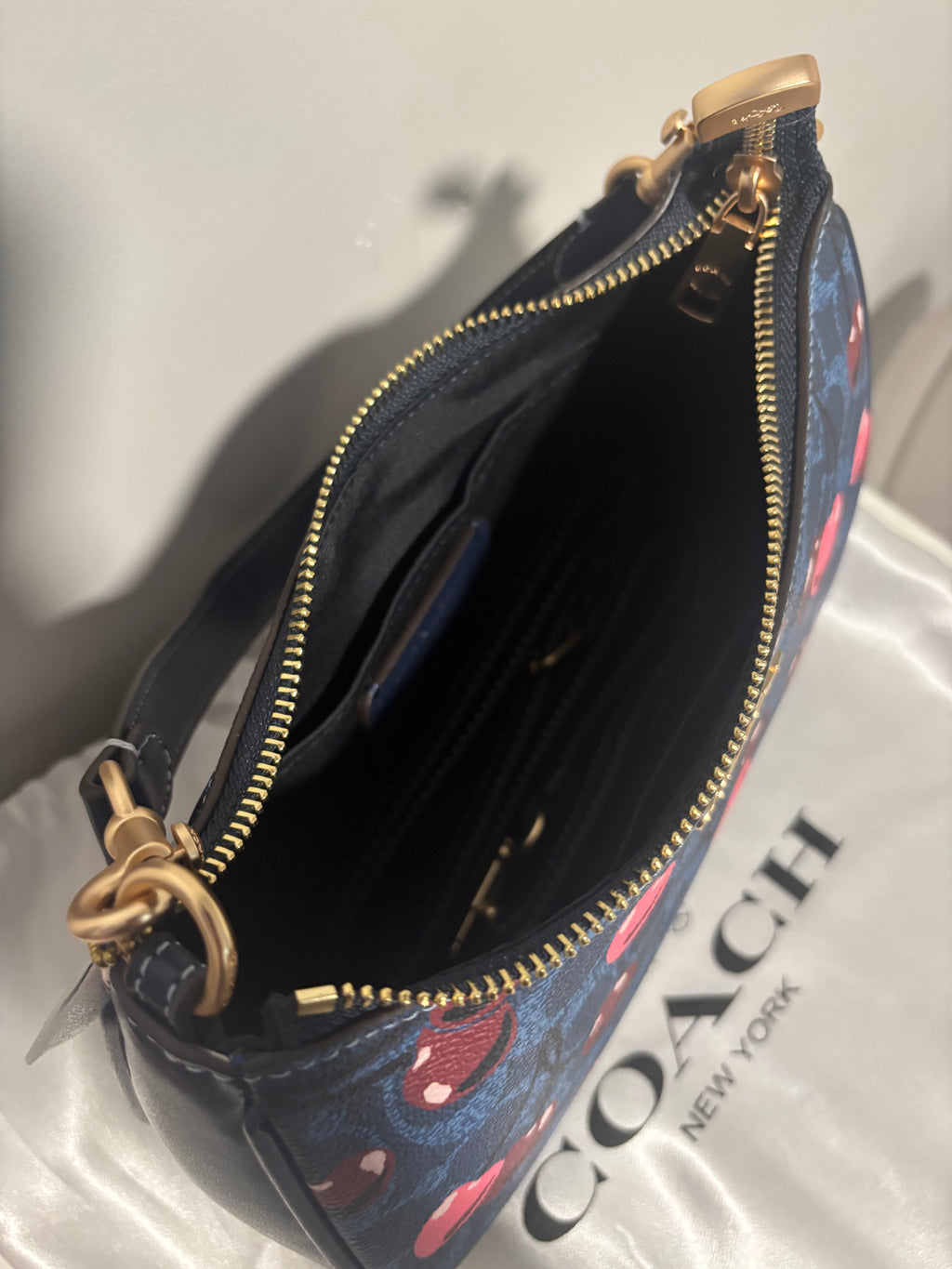 Blue Cherry Teri Shoulder Bag