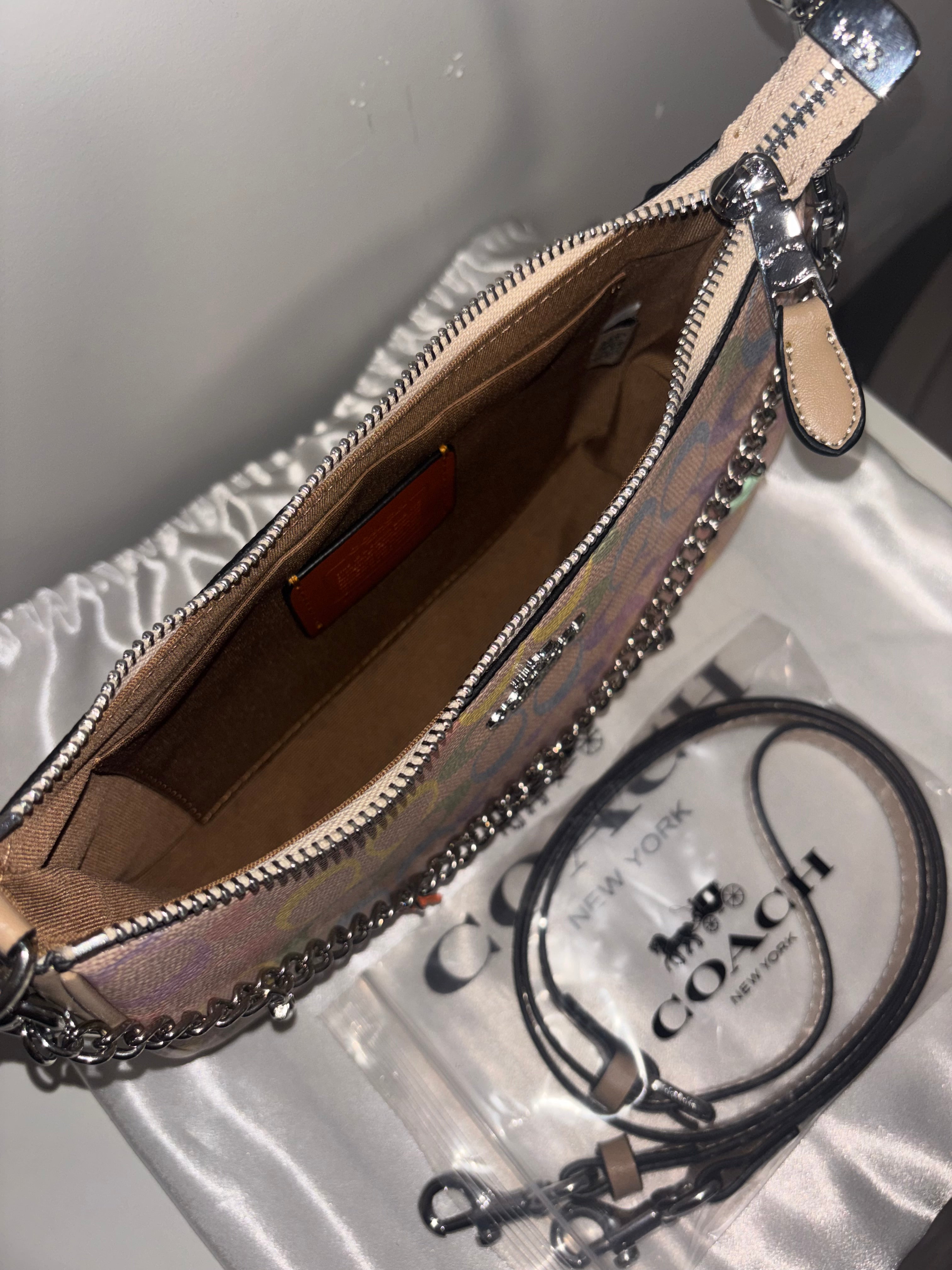 Rainbow Teri Shoulder Bag with charm