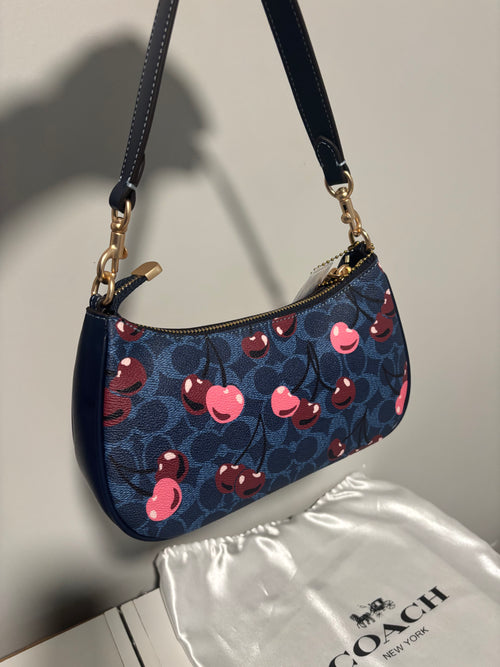 Blue Cherry Teri Shoulder Bag