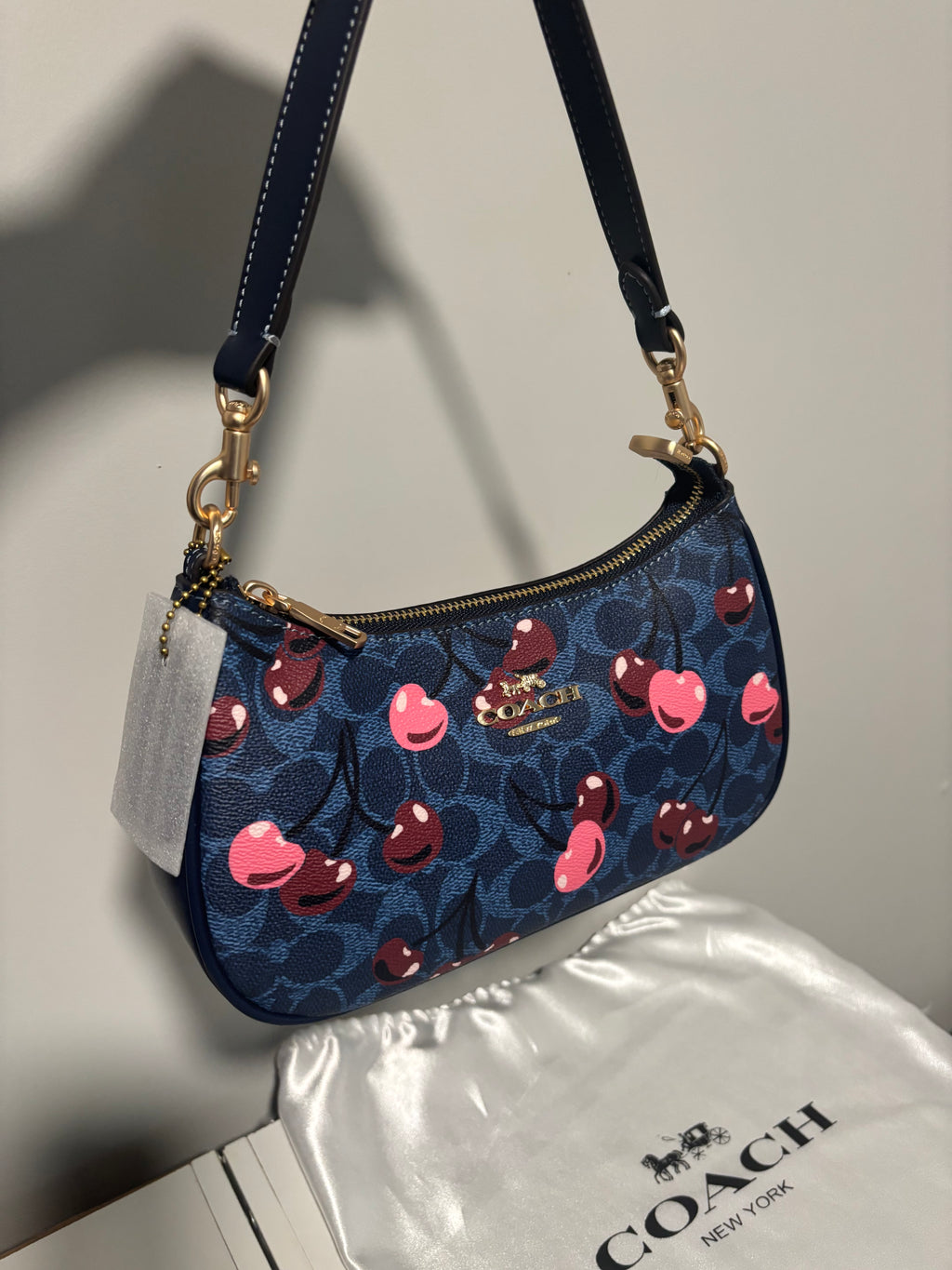 Blue Cherry Teri Shoulder Bag