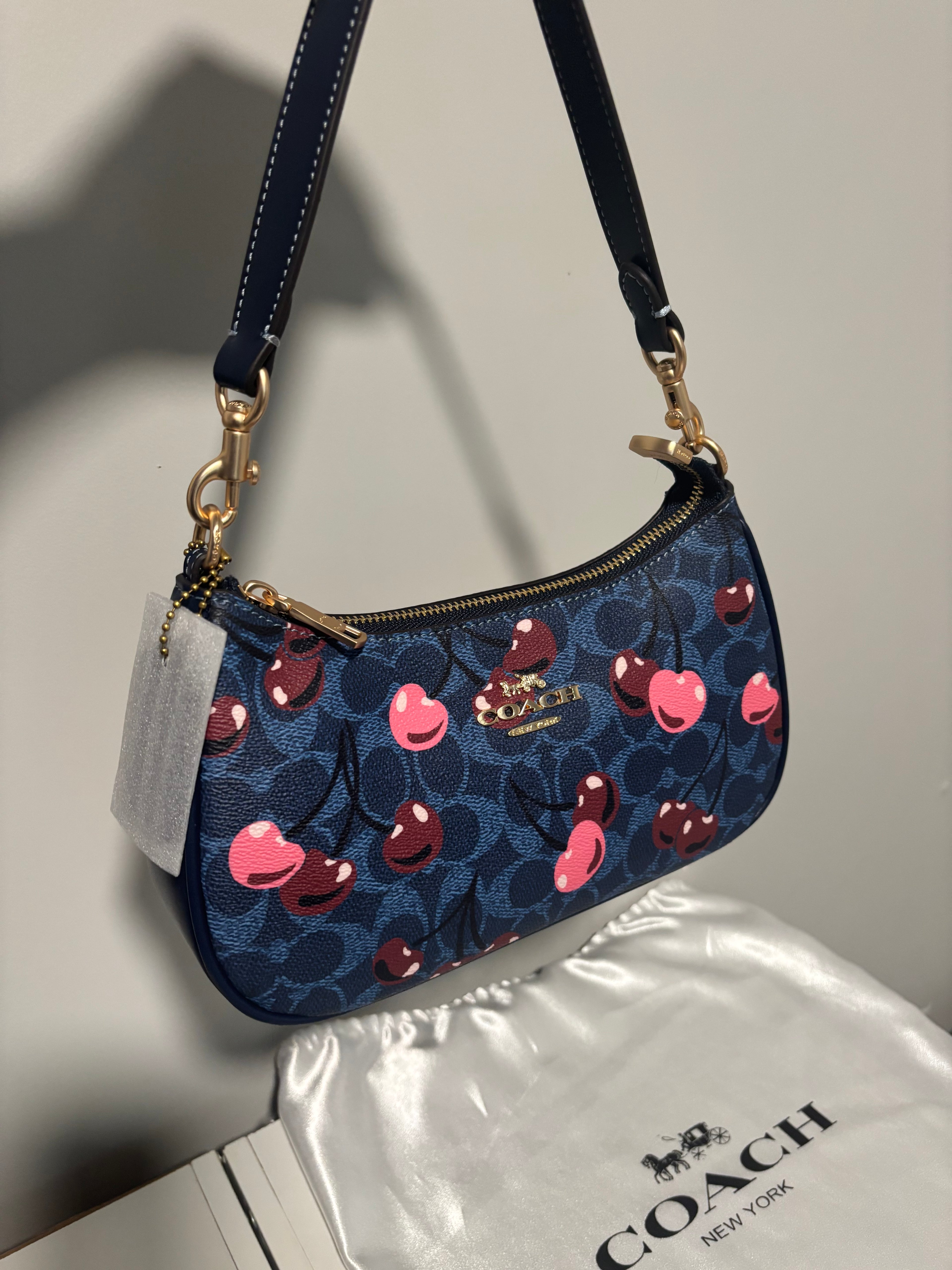 Blue Cherry Teri Shoulder Bag